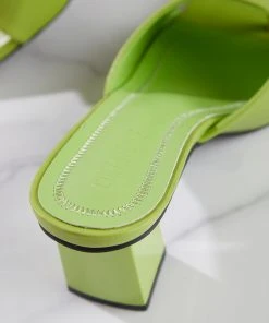 Cult Avenue New & Most Loved Dixie Mule Heel - Lime Green 13 Cult Avenue New & Most Loved Dixie Mule Heel - Lime Green