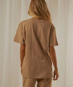 Nude Lucy Nude Classics Slogan BF Tee - Mocha 11 Nude Lucy Nude Classics Slogan BF Tee - Mocha