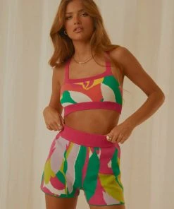 Peppermayo Exclusive Remix It Knit Short - Jungle New & Most Loved