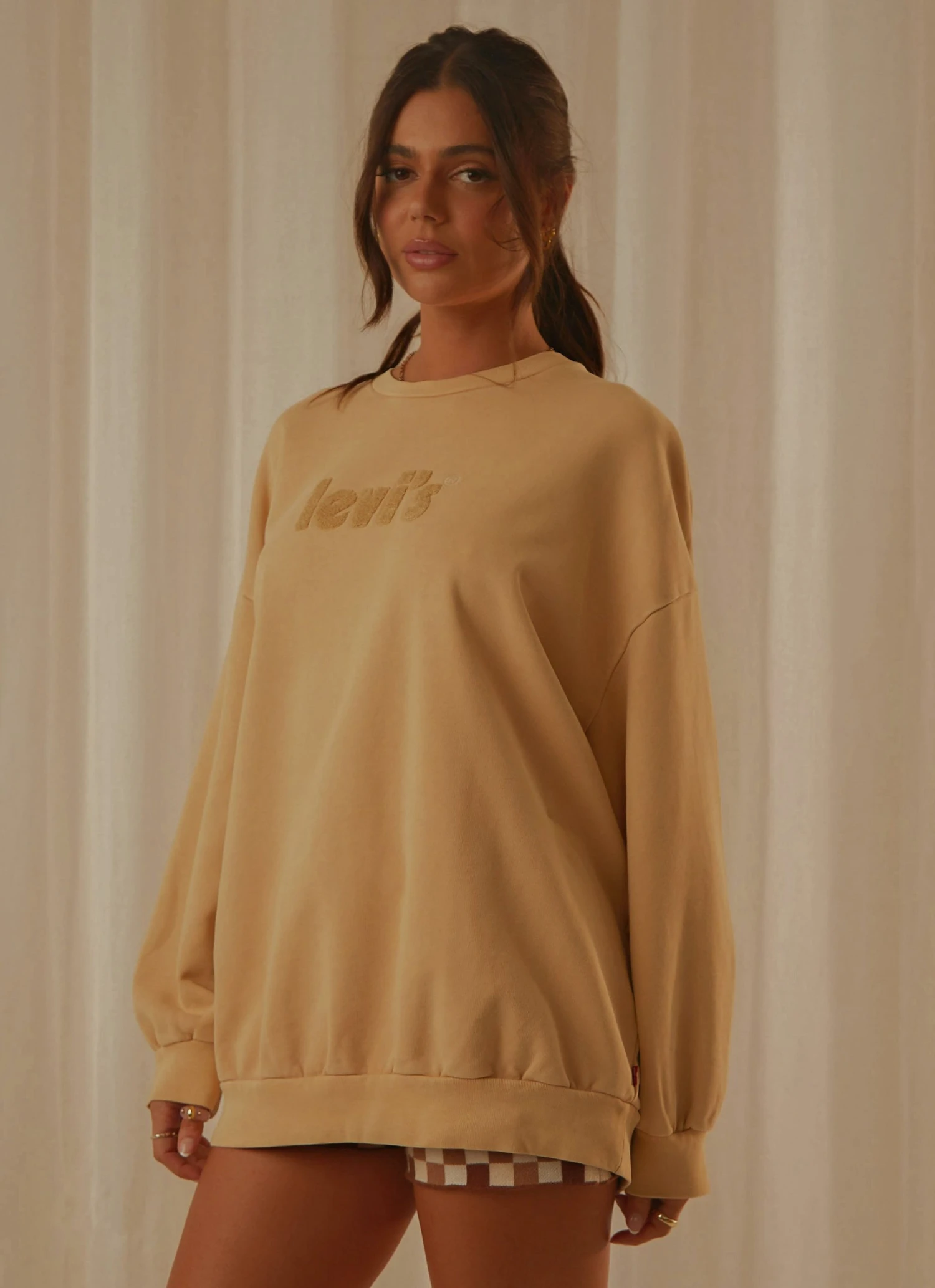 Levi's Graphic Prism Crew - Semolina New & Most Loved 5 Levi's Graphic Prism Crew - Semolina New & Most Loved