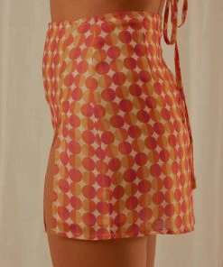 Peppermayo Exclusive Daytona Mini Skirt - Sunset Geo New & Most Loved 10 Peppermayo Exclusive Daytona Mini Skirt - Sunset Geo New & Most Loved