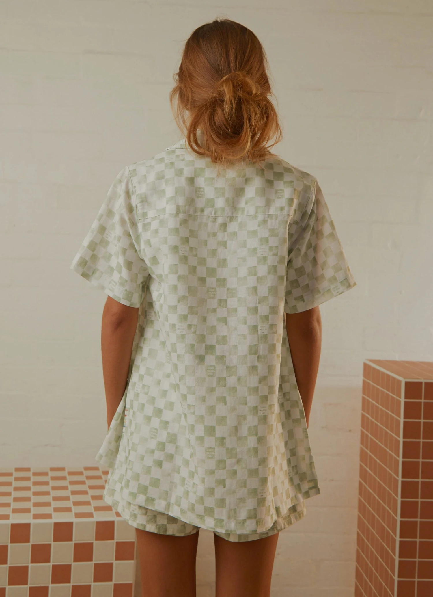 Cools Club New & Most Loved Safari Shirt - Sage Checker 6 Cools Club New & Most Loved Safari Shirt - Sage Checker