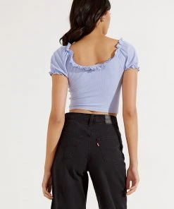 Peppermayo Apertivo Hour Crop - Blue