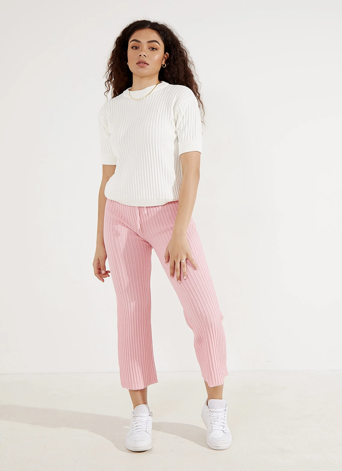 Rue Stiic Pamela Knit Tee - White 3 Rue Stiic Pamela Knit Tee - White