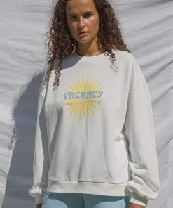 Vacancy Supply Sunburst Crewneck - White New & Most Loved 8 Vacancy Supply Sunburst Crewneck - White New & Most Loved