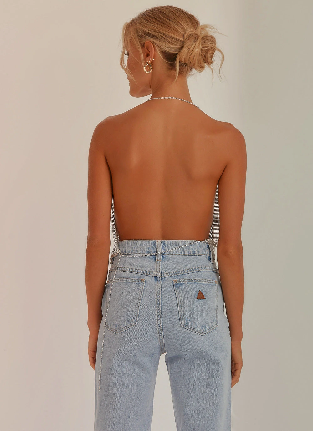 Peppermayo Heather Mesh Crop Top - Silver 6 Peppermayo Heather Mesh Crop Top - Silver