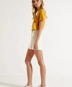 Thrills Soulfire Band Tee - Mineral Yellow