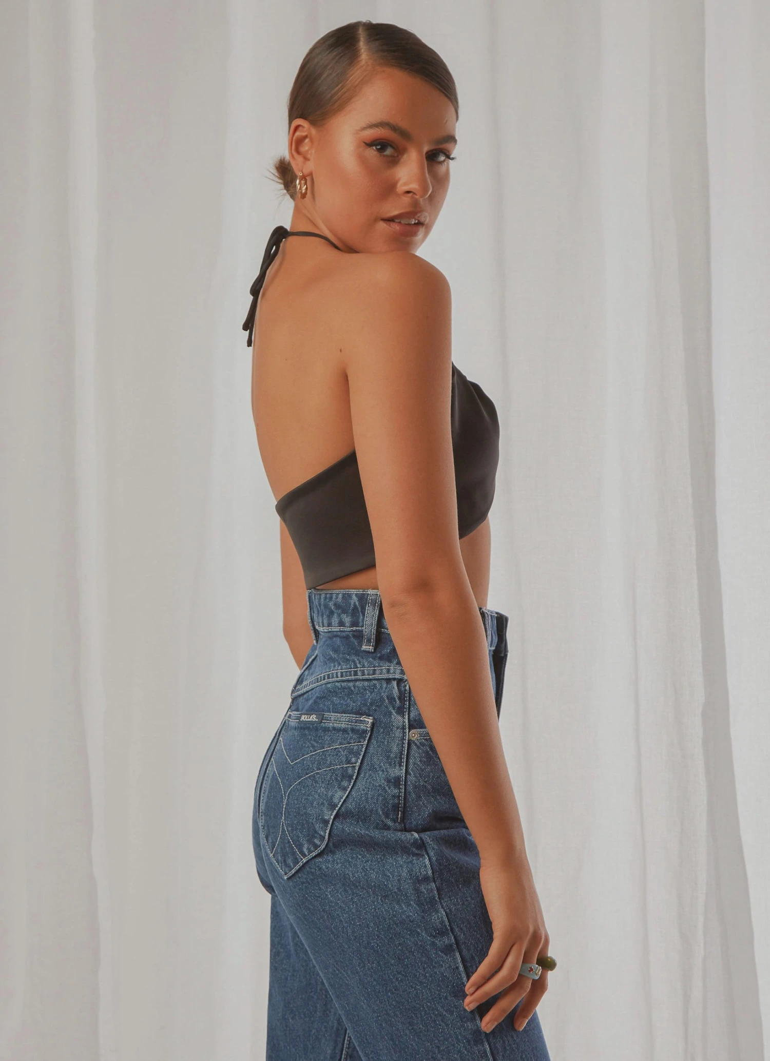 Peppermayo Exclusive Angel Like You Crop - Black New & Most Loved 4 Peppermayo Exclusive Angel Like You Crop - Black New & Most Loved