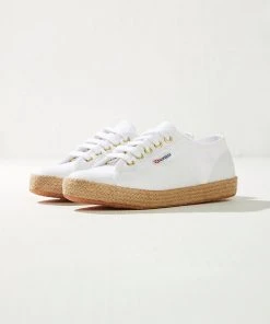 Superga 2750 Cotropeu Sneakers - White Gold New & Most Loved