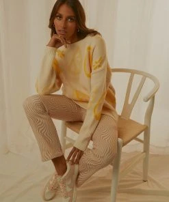 Peppermayo Exclusive Market Finds Knit Jumper - Lemon New & Most Loved