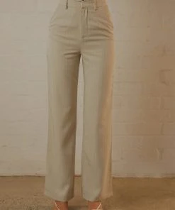 Peppermayo Exclusive Mia Suit Pants - Stone Pinstripe 8 Peppermayo Exclusive Mia Suit Pants - Stone Pinstripe