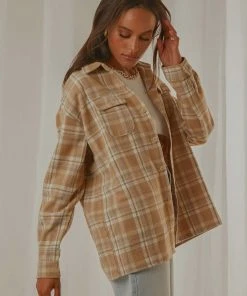 Peppermayo Exclusive New & Most Loved Day Trip Oversized Flannel Shirt - Beige Check 10 Peppermayo Exclusive New & Most Loved Day Trip Oversized Flannel Shirt - Beige Check