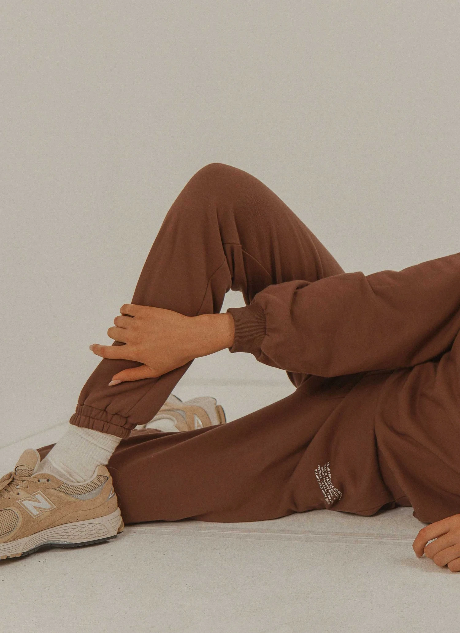 Vacancy Supply Holiday House Sweatpant - Choc Brown 1 Vacancy Supply Holiday House Sweatpant - Choc Brown