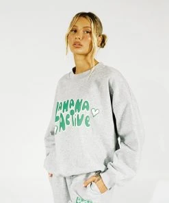 LaHana Swim New & Most Loved Bronx Crewneck - Grey