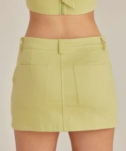Riley Hubatka X Peppermayo Feel The Sun Drill Mini Skirt - Sage New & Most Loved 11 Riley Hubatka X Peppermayo Feel The Sun Drill Mini Skirt - Sage New & Most Loved