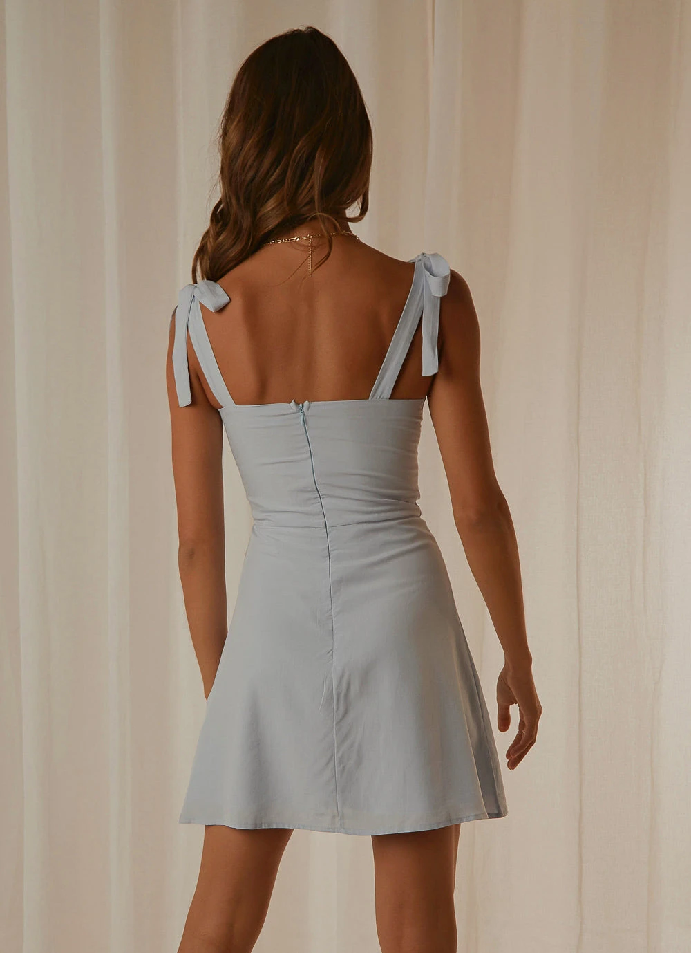 Peppermayo Exclusive French Kiss Mini Dress - Baby Blue 5 Peppermayo Exclusive French Kiss Mini Dress - Baby Blue