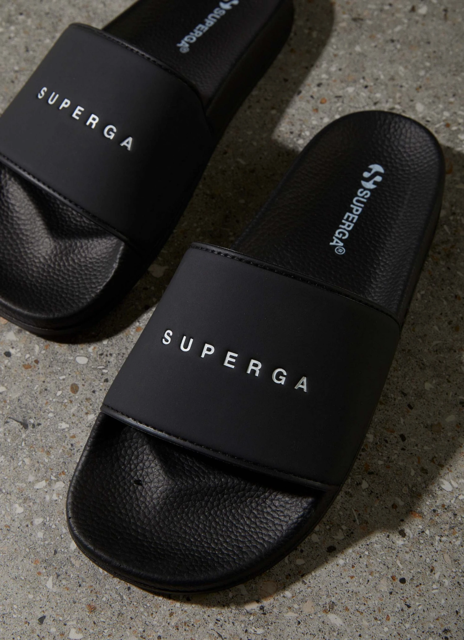 Superga New & Most Loved 1908 Slides - 910 Black 1 Superga New & Most Loved 1908 Slides - 910 Black