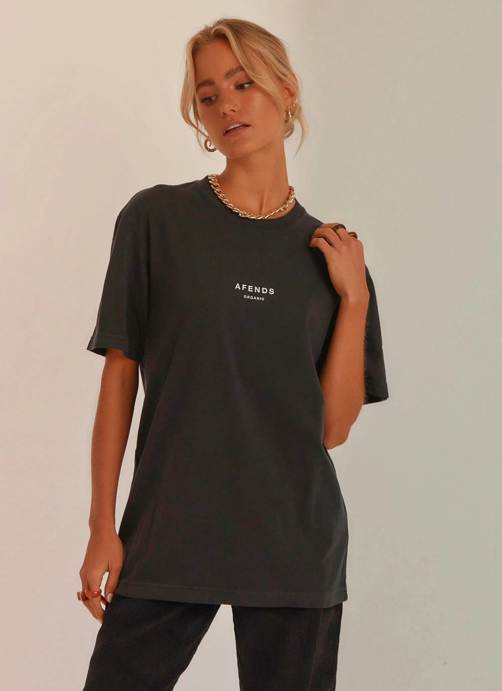 Afends New & Most Loved Premium Organic Unisex Rettro Fit Tee - Black 1 Afends New & Most Loved Premium Organic Unisex Rettro Fit Tee - Black