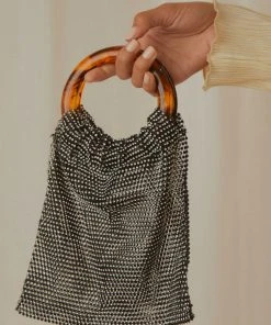 Peppermayo New & Most Loved Aida Beaded Handbag - Black