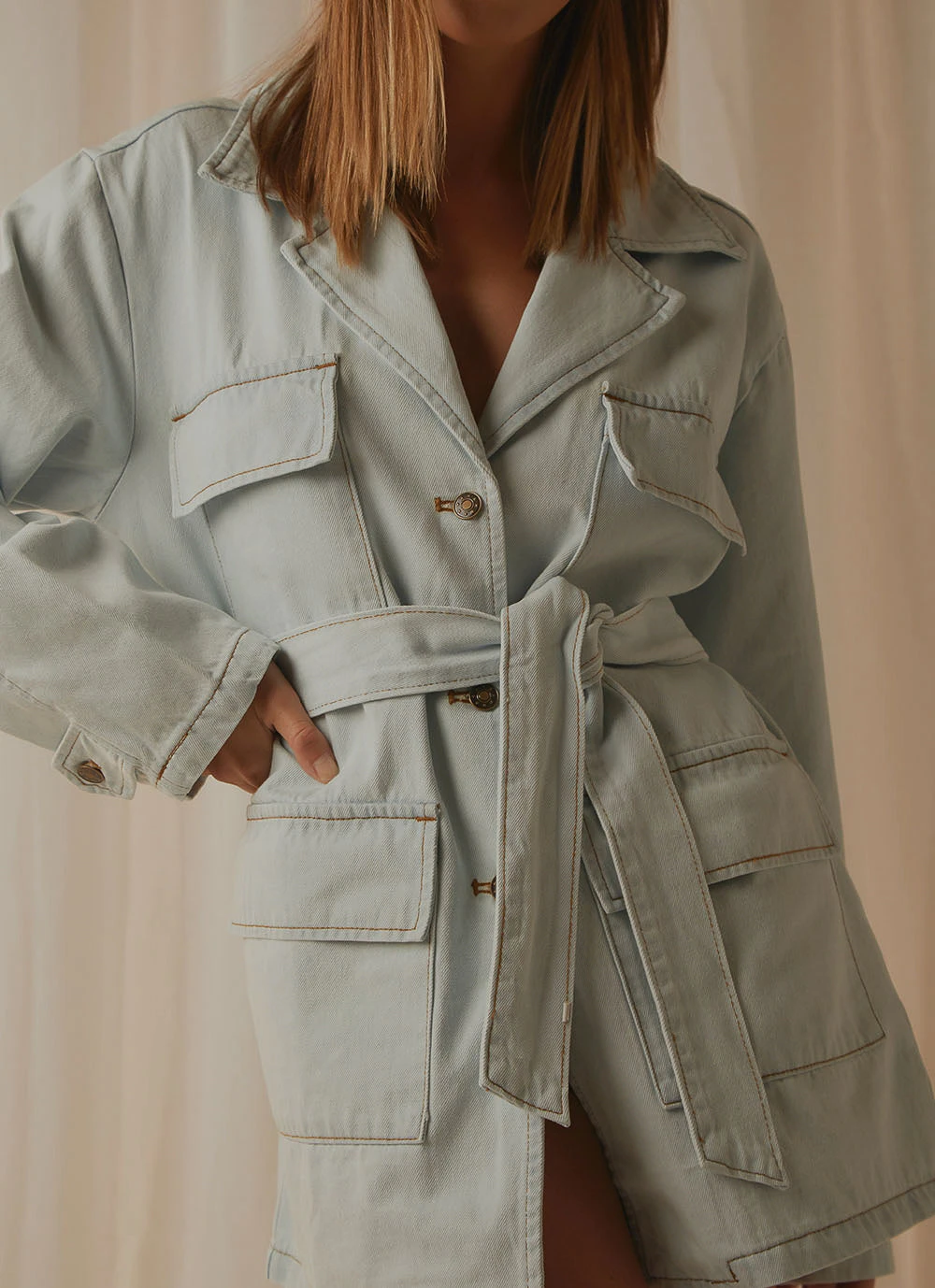 Lioness Fashion New & Most Loved Victory Boulevard Mini Dress - Light Wash 2 Lioness Fashion New & Most Loved Victory Boulevard Mini Dress - Light Wash