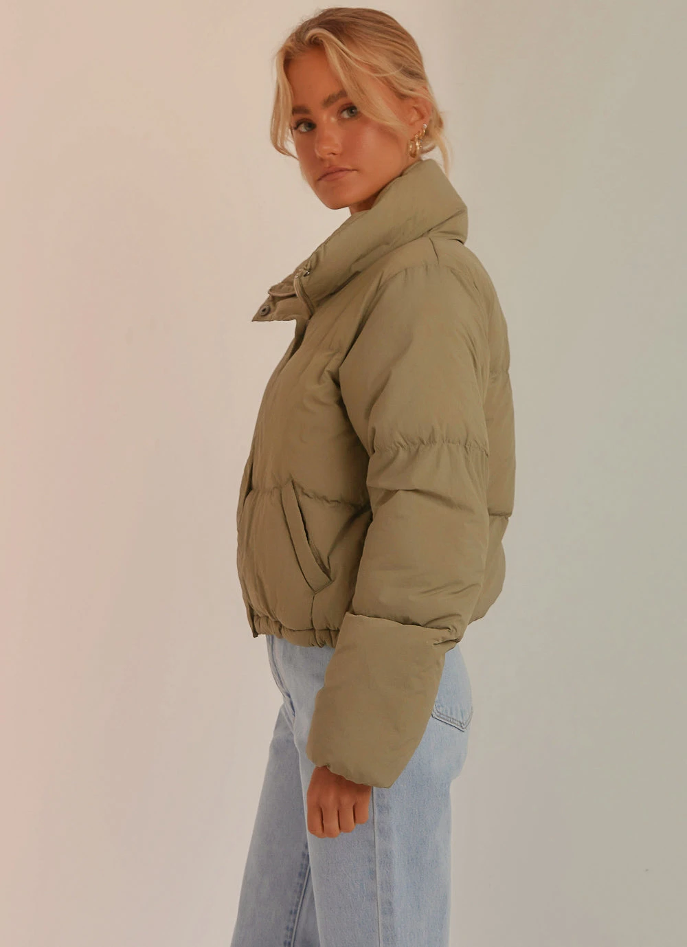 Nude Lucy New & Most Loved Topher Puffer Jacket - Deep Sage 3 Nude Lucy New & Most Loved Topher Puffer Jacket - Deep Sage