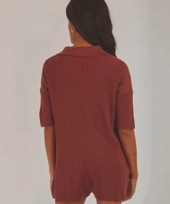 Peppermayo Expectations Playsuit - Brown