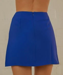 Peppermayo Exclusive Vintage Town Mini Skirt - Cobalt 9 Peppermayo Exclusive Vintage Town Mini Skirt - Cobalt