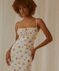 Peppermayo Exclusive Boat Rides Maxi Dress - Pink Wild Poppies New & Most Loved