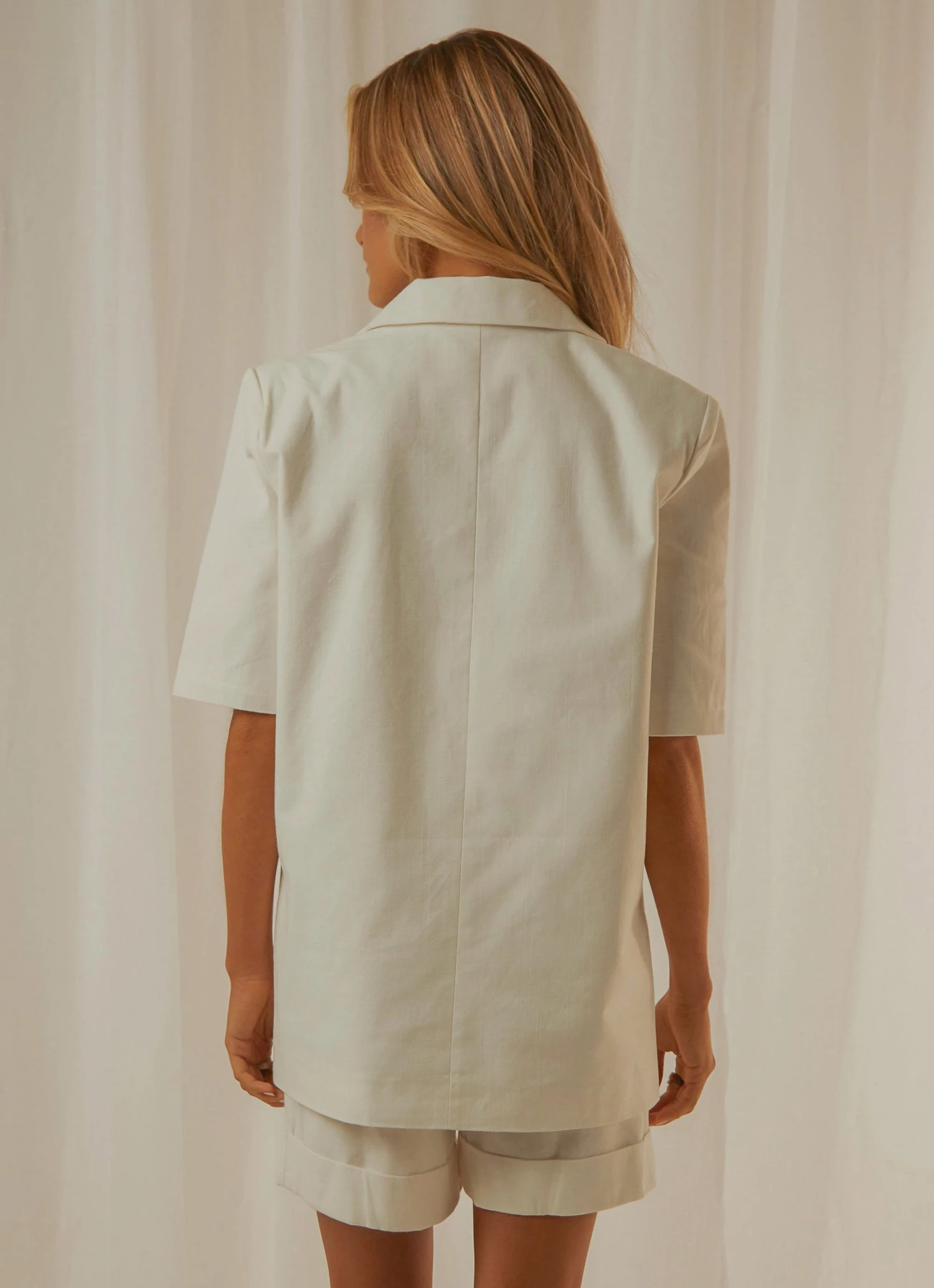 4th & Reckless New & Most Loved Ameline Short Sleeve Blazer - White 4 4th & Reckless New & Most Loved Ameline Short Sleeve Blazer - White