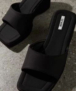 Cult Avenue Designer Refresh 90s Scuba Mule - Black New & Most Loved