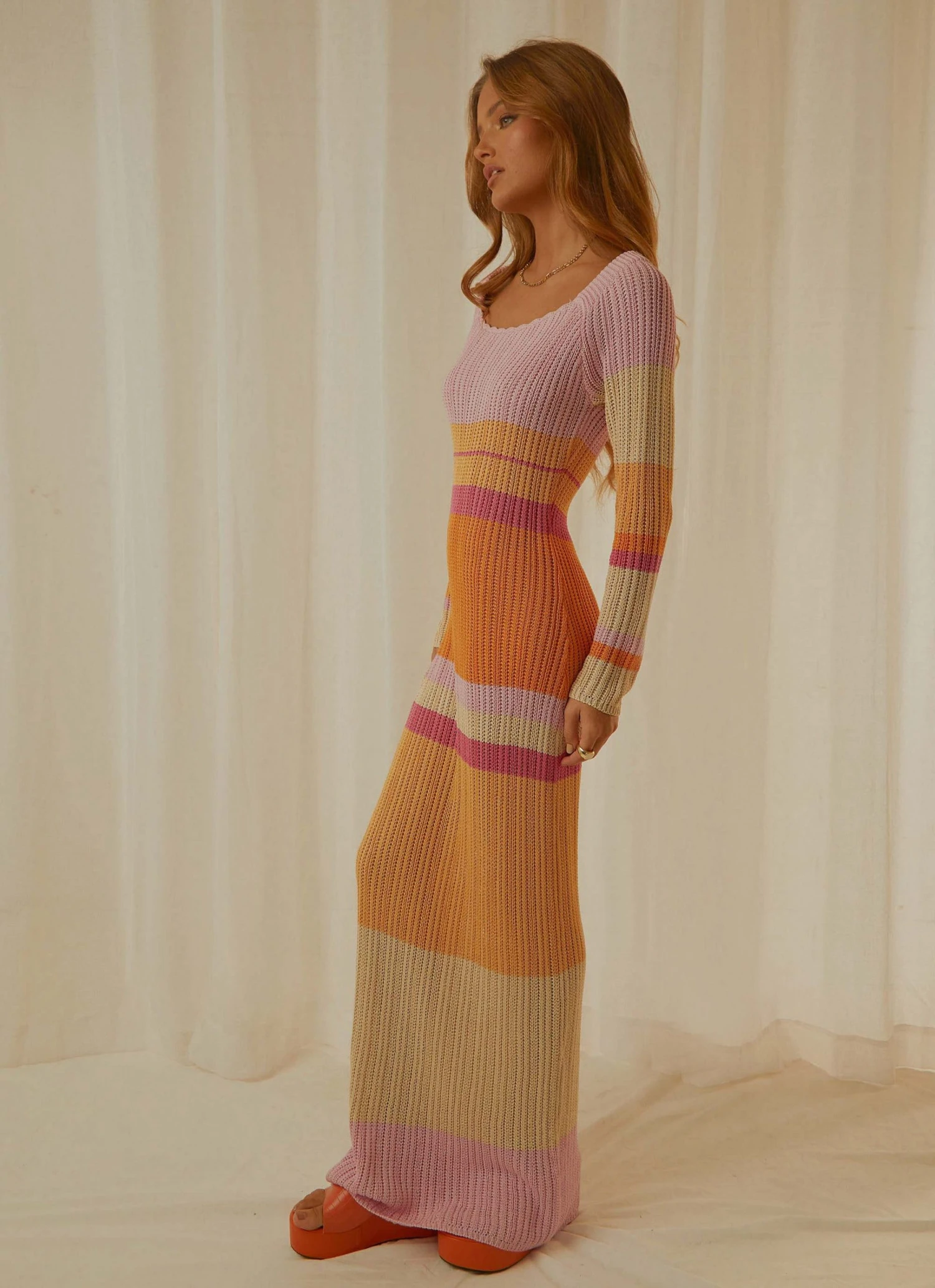 Peppermayo Exclusive Love Ride Crochet Maxi Dress - Sunset Stripe - Pre-Order New & Most Loved 5 Peppermayo Exclusive Love Ride Crochet Maxi Dress - Sunset Stripe - Pre-Order New & Most Loved