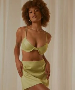 Peppermayo Exclusive Heritage Bralette - Pistachio