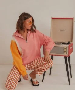 Levi's Yesterdays Dip Dye Chambray Jumper - Kumquat & Peony New & Most Loved