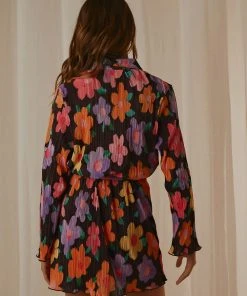Peppermayo Exclusive Soho Chic Shirt Dress - Noir Bloom 11 Peppermayo Exclusive Soho Chic Shirt Dress - Noir Bloom