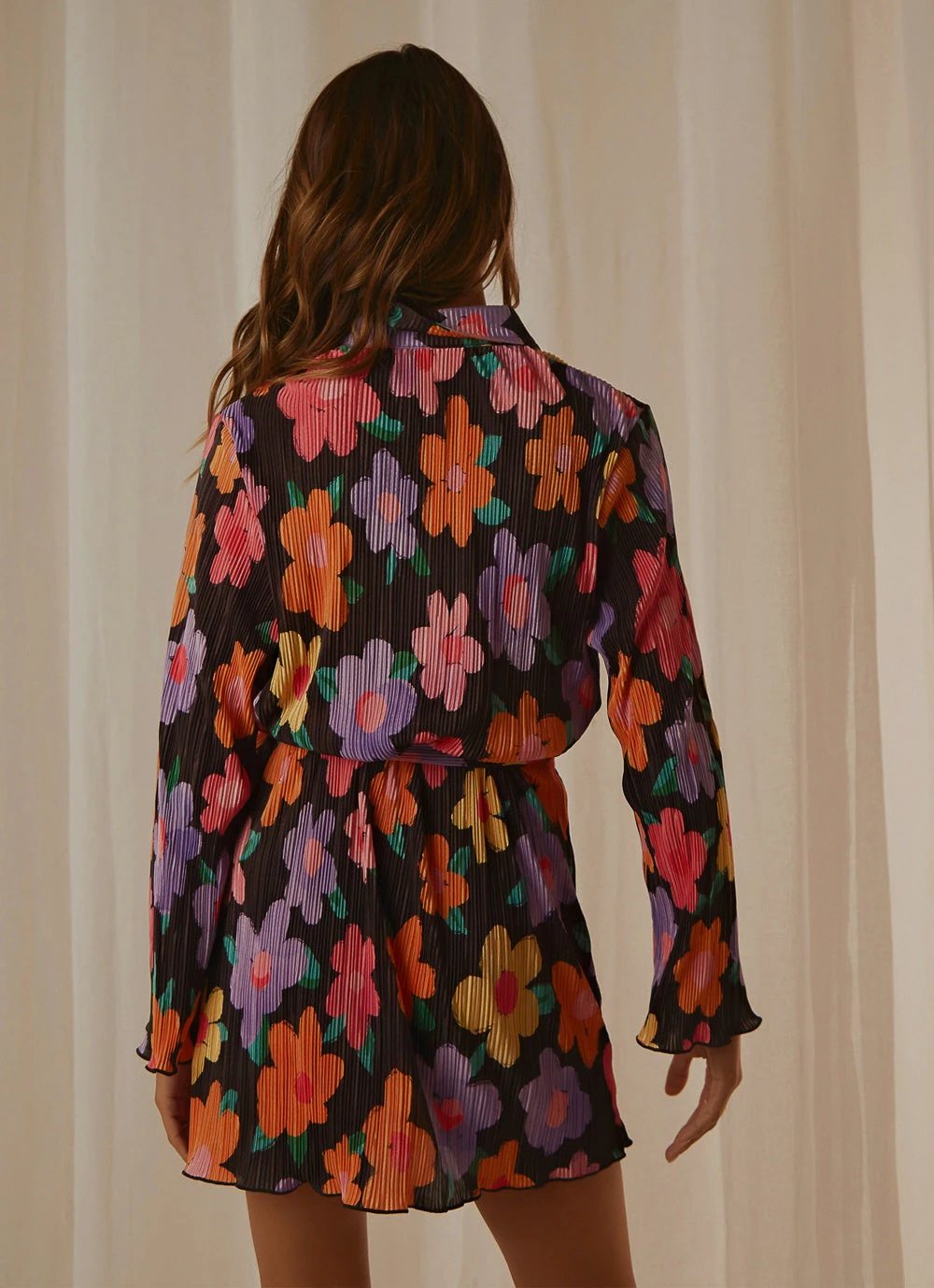 Peppermayo Exclusive Soho Chic Shirt Dress - Noir Bloom 6 Peppermayo Exclusive Soho Chic Shirt Dress - Noir Bloom