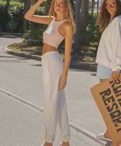 Vacancy Supply New & Most Loved Suite Sweatpant - White