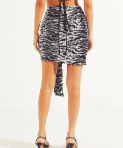 Lioness Fashion Bottoms Diamonds In The Sky Mini Skirt - Zebra 9 Lioness Fashion Bottoms Diamonds In The Sky Mini Skirt - Zebra