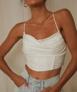 Peppermayo New & Most Loved New Fashion Top - White