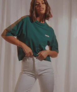 Levi's Heavyweight Box Logo Tee - Forest