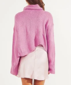 Peppermayo Thinking Of You Jumper - Purple