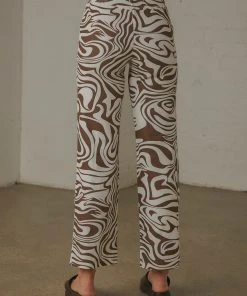 Peppermayo New & Most Loved Serena Pants - Brown Print 11 Peppermayo New & Most Loved Serena Pants - Brown Print