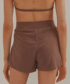 Vacancy Supply Cabana Terry Short - Choc Brown 9 Vacancy Supply Cabana Terry Short - Choc Brown