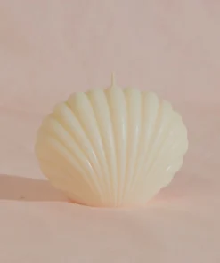 Manara Home Clam Shell Candle - Cream