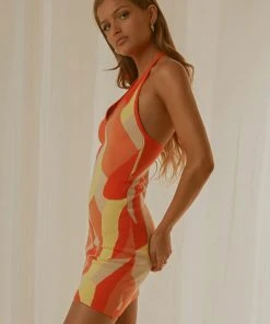 Peppermayo Exclusive Cool Horizons Knit Dress - Flames New & Most Loved 8 Peppermayo Exclusive Cool Horizons Knit Dress - Flames New & Most Loved