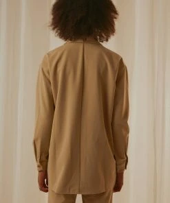 4th & Reckless Nessa Shirt - Beige New & Most Loved 9 4th & Reckless Nessa Shirt - Beige New & Most Loved