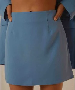 Peppermayo Exclusive New & Most Loved Vintage Town Mini Skirt - Blue 7 Peppermayo Exclusive New & Most Loved Vintage Town Mini Skirt - Blue