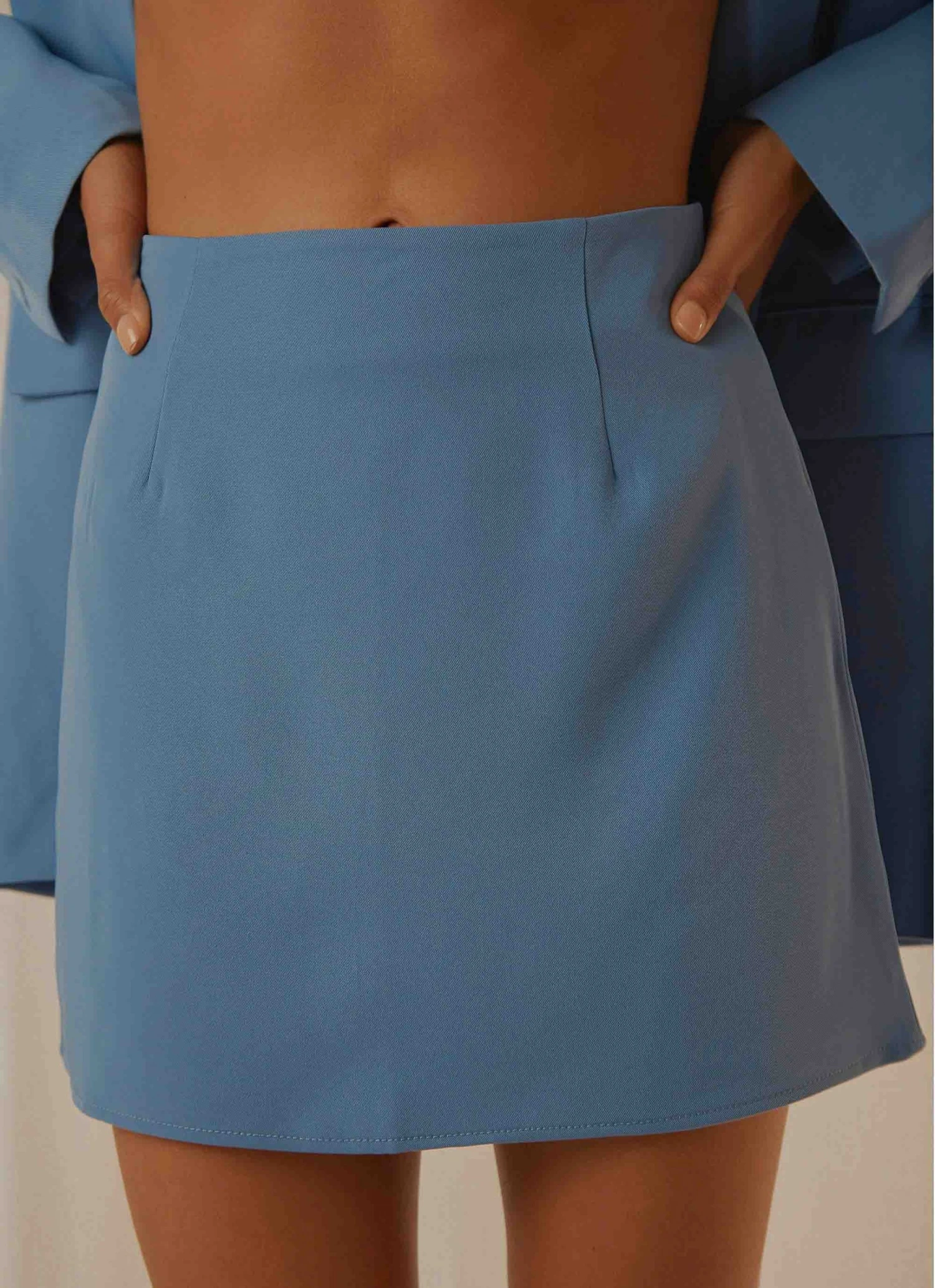 Peppermayo Exclusive New & Most Loved Vintage Town Mini Skirt - Blue 3 Peppermayo Exclusive New & Most Loved Vintage Town Mini Skirt - Blue