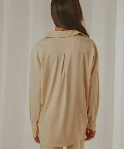 Peppermayo Exclusive Monet Oversized Shirt - Ivory New & Most Loved