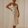 Peppermayo True Lovers Midi Dress - Ivory