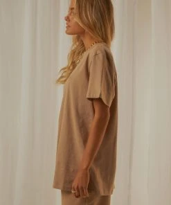 Nude Lucy Nude Classics Slogan BF Tee - Mocha 10 Nude Lucy Nude Classics Slogan BF Tee - Mocha